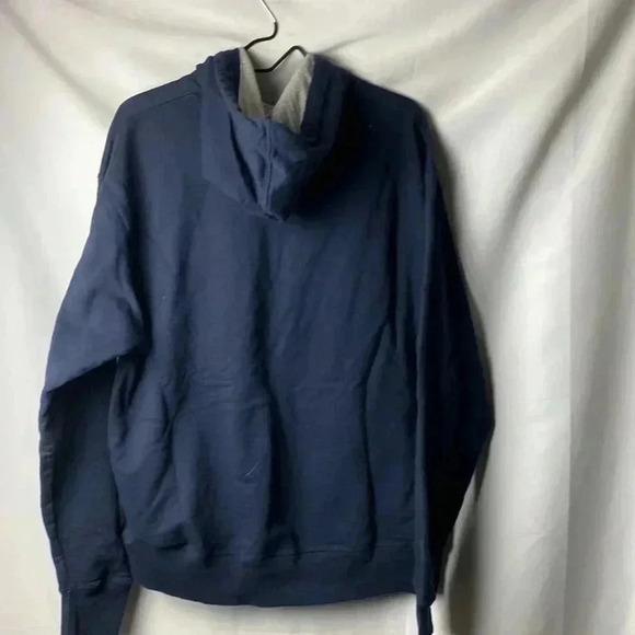 CHAMPION MENS LARGE HOODED PULLOVER SWEATSHIRT DRAWSTRING POCKETS USA DESIGN - Picture 10 of 12